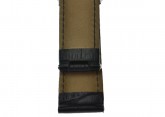Hirsch 'Lord' Black Leather Strap, 18mm