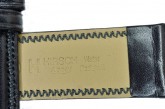 Hirsch 'Ascot' 17mm Black Leather Strap 