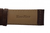 Padded Texas II Style Brown Leather Watch Strap 24mm
