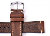 Hirsch 'Liberty' 20mm Brown Leather Strap 
