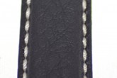 Hirsch 'Mariner' 20mm Black Leather Strap 