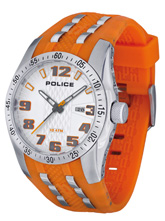 Gents Police 'Top Gear X' Rubber Strap Watch 12557JS/04