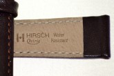 Hirsch 'Osiris' Brown Leather Strap, 16mm