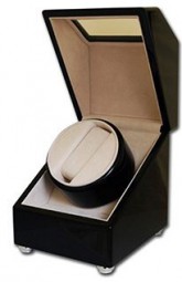 Rotary Single Mains Powered Wooden Watch Winder PB100