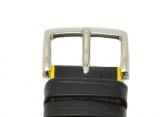 Hirsch 'Andy' Performance 20mm Black and Yellow Strap