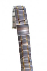Bi-Colour, Stainless steel watch bracelet(style2) 20mm