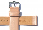 Hirsch 'Cashmere-aloe vera' peach Leather Strap, 20mm