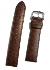 Hirsch 'Kansas' Brown Calf Leather Strap, 16mm