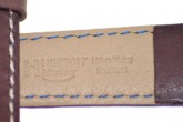 Hirsch 'Mariner' 22mm Brown Leather Strap 