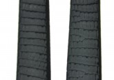 Hirsch 'Lizard' 12mm Black Leather Strap
