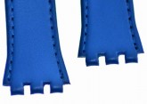 Swatch Skin Blue Leather Watch Strap 'Plain blue'
