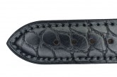 Hirsch 'Aristocrat' 16mm Black Leather Strap 
