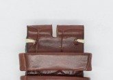 Hirsch 'Capitano' 22mm Matt Brown Alligator Leather Strap