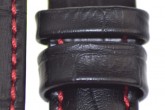 Hirsch 'Grand Duke' XL High Tech 20mm Black Leather Strap 