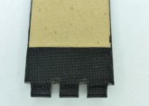 Hirsch Sarah, Watch Strap for Swatch Slim in black, 16mm, Plastic Buckle 