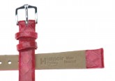 Hirsch 'Pythea Strawberry'  14mm  Strawberry Leather Strap 