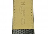 Hirsch 'Rainbow' M Black Leather Strap, 20mm