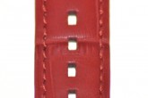 Hirsch 'Princess' red Leather Strap, 12mm