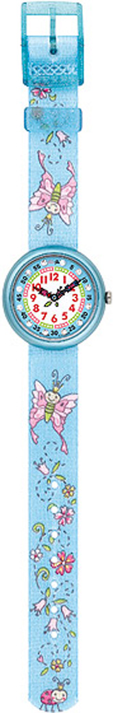 Girls Flik Flak Up Up In The Sky Strap Watch FBN057