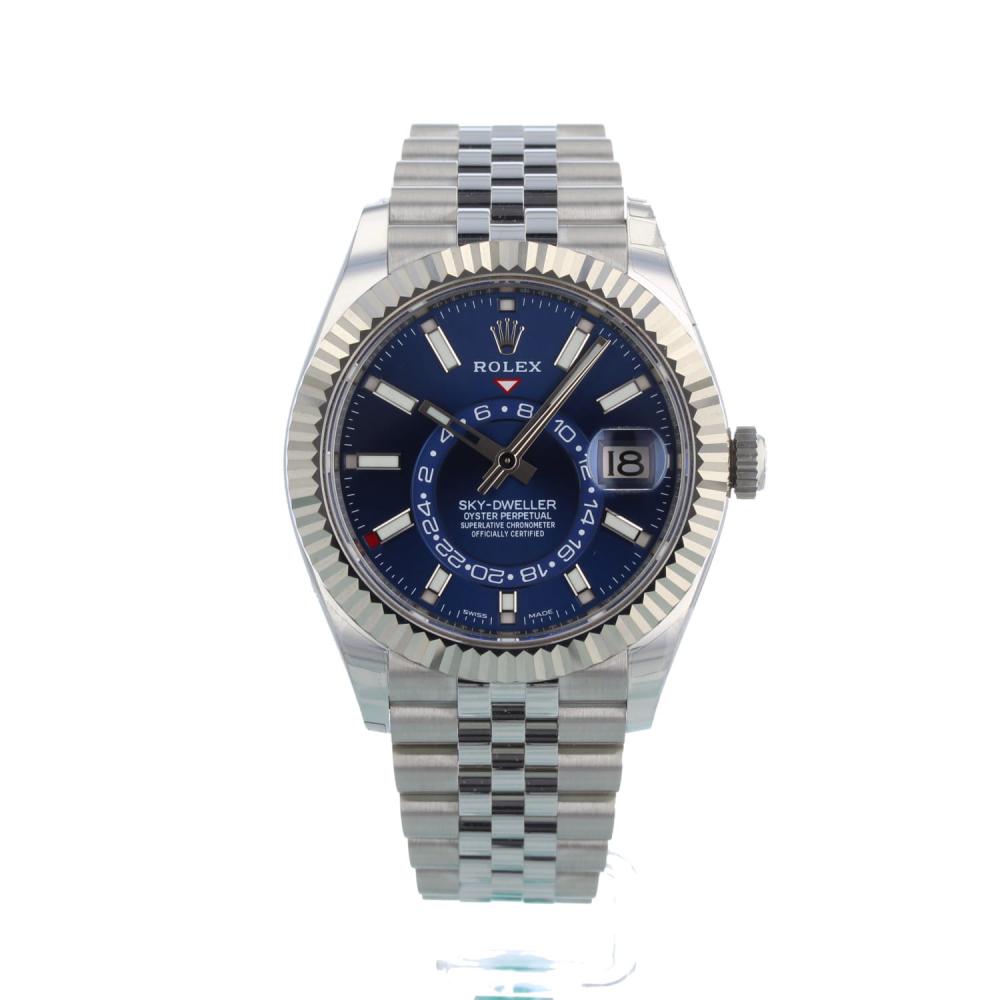 Gents Rolex Sky Dweller 326934 Steel case with Blue dial