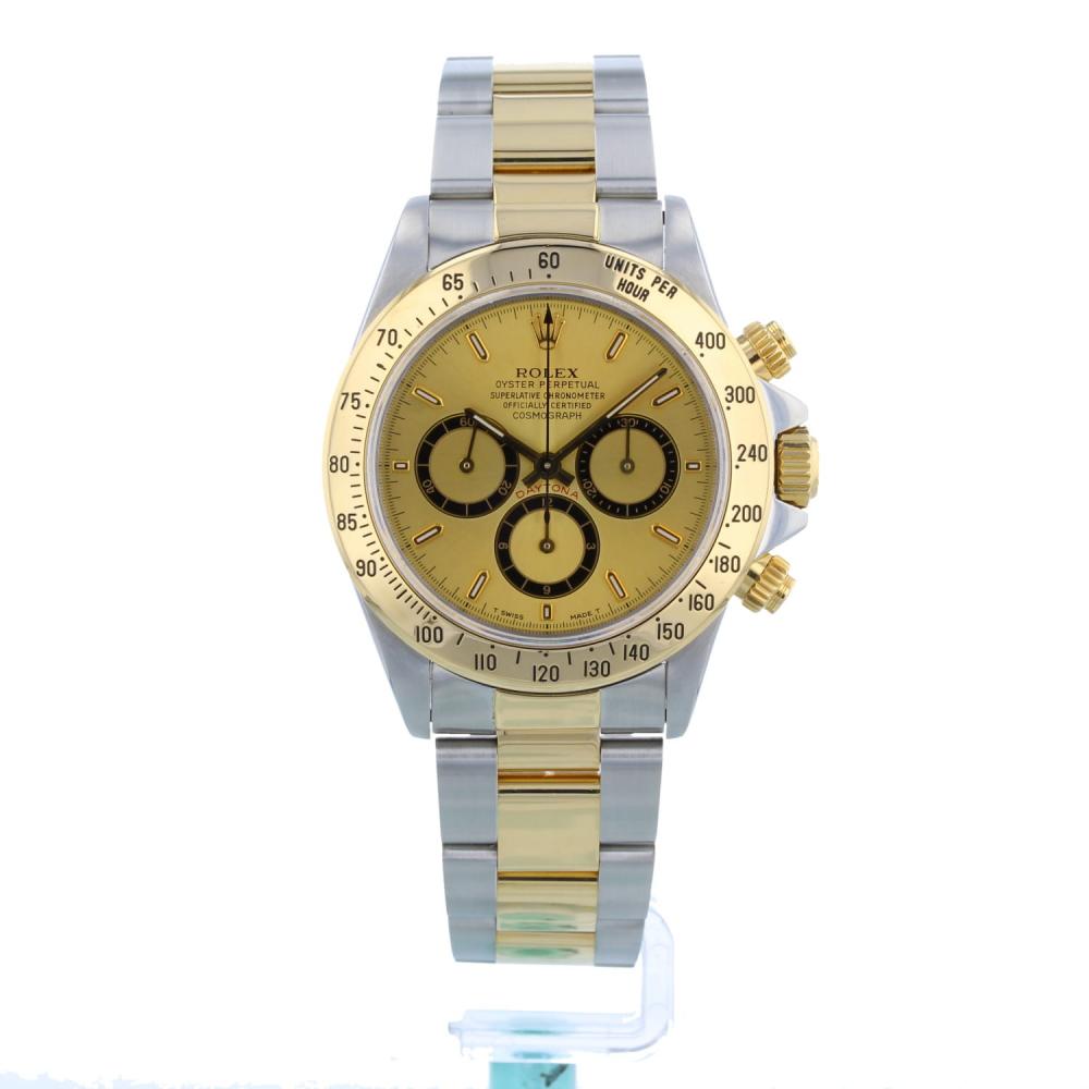Gents Rolex Daytona 16523 18ct Yellow Gold   Stainless Steel case with Gilt dial