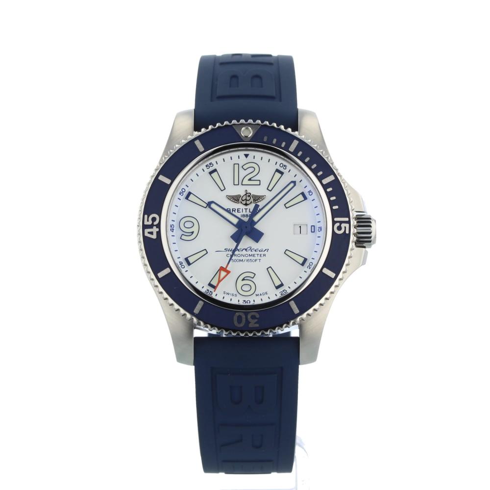 Gents Breitling Super Ocean II A17366 Steel case with White dial