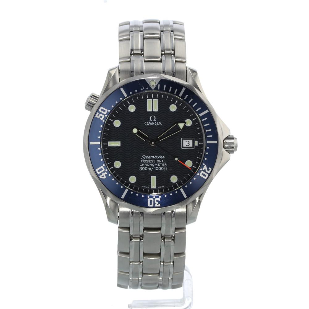 Gents Omega Seamaster 1681623 Steel case with Blue dial