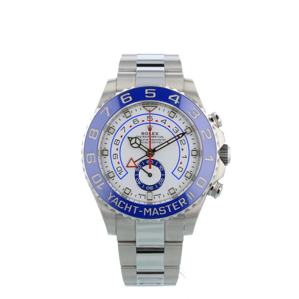 Gents Rolex Yacht-Master II 116680 Steel case with White dial