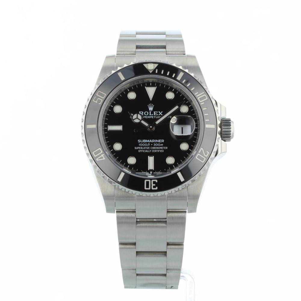 Gents Rolex Submariner Date 126610LN Oystersteel case with Black dial