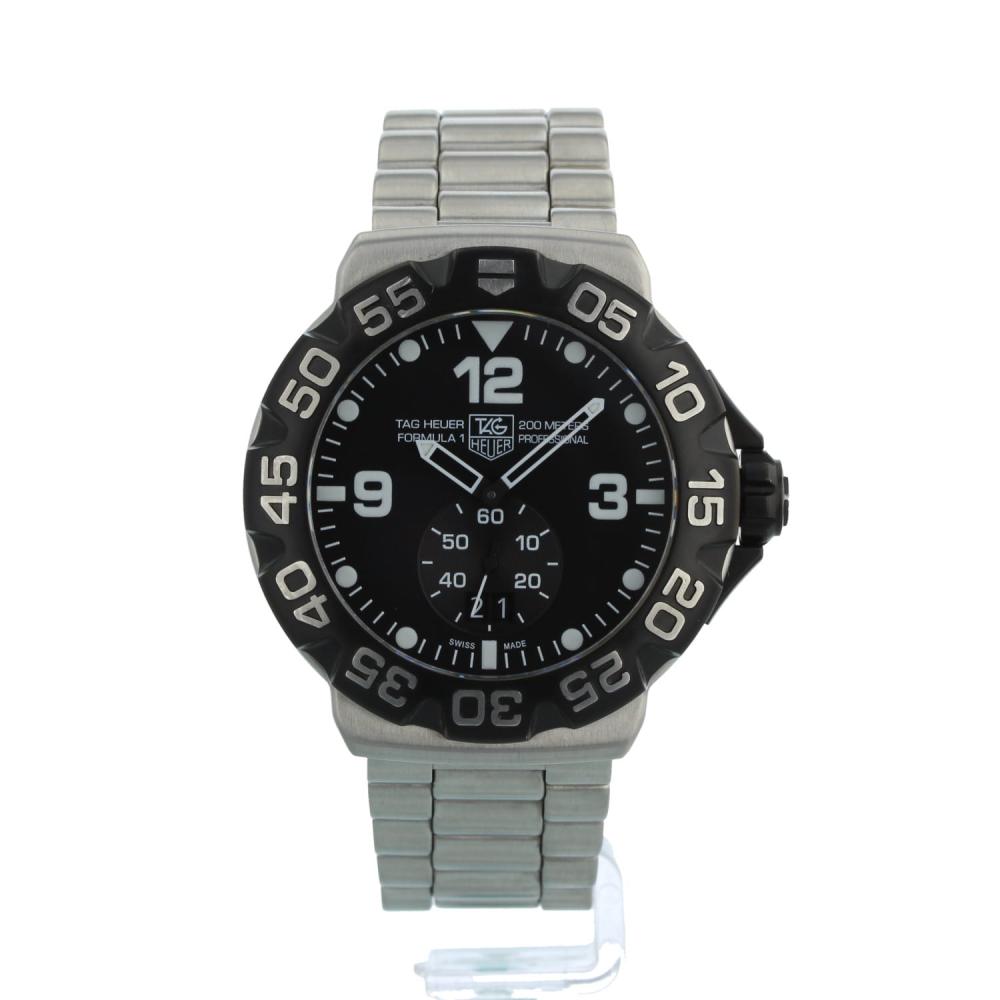 Gents Tag Heuer F1 WAH1010 Steel case with Black dial