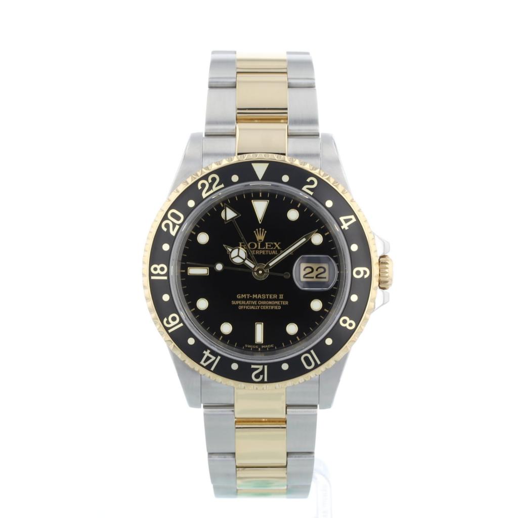 Gents Rolex GMT Master II 16713 Black | Rolex Watches | Rolex Watch R6562