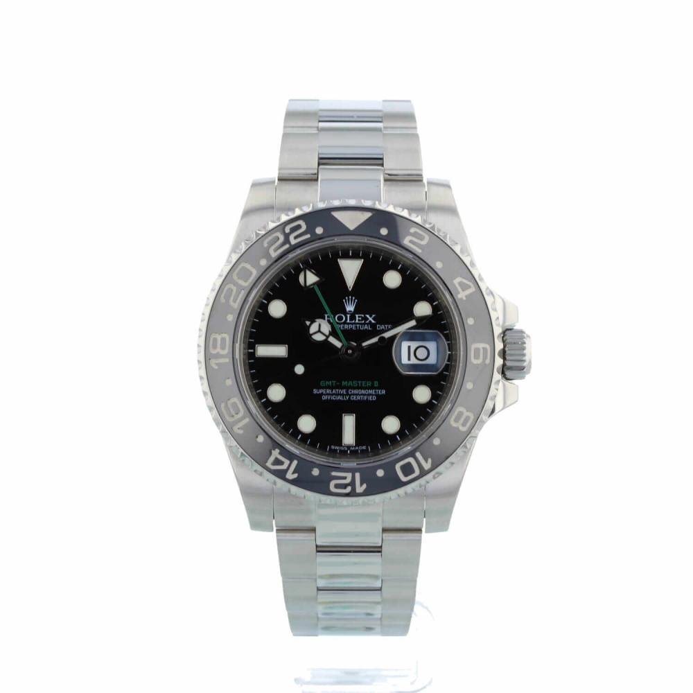 Gents Rolex GMT Master II 116710N Steel case with Black dial