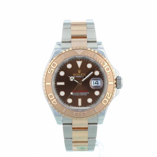 Gents Rolex Yacht-Master 40 126621 18ct Rose Gold   Stainless Steel case with Chocolate dial