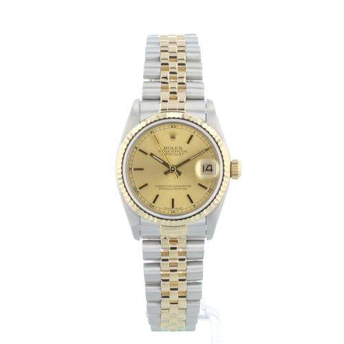 Gents Rolex Datejust 68273 18ct Yellow Gold   Stainless Steel case with Gilt dial
