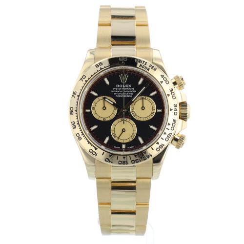 Gents Rolex Daytona 126508 18ct Yellow Gold case with Black dial Gents Rolex Daytona 126508 18ct Yellow Gold case with Black dial