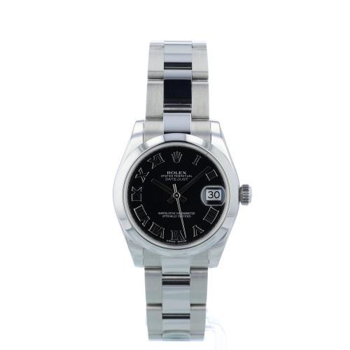 Ladies Rolex DateJust 31 178240 Steel case with Black dial Ladies Rolex DateJust 31 178240 Steel case with Black dial