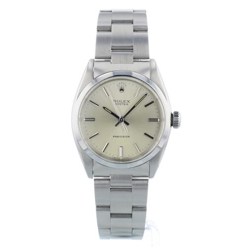 Gents Rolex Precision 6426 Steel case with Silver dial