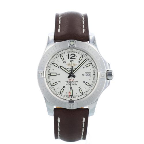 Gents Breitling Colt A1738811/G791 Steel case with White dial