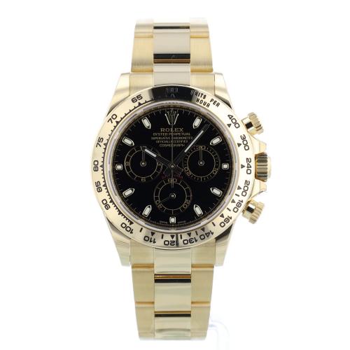 Gents Rolex Daytona 116508 18ct Yellow Gold case with Black dial Gents Rolex Daytona 116508 18ct Yellow Gold case with Black dial