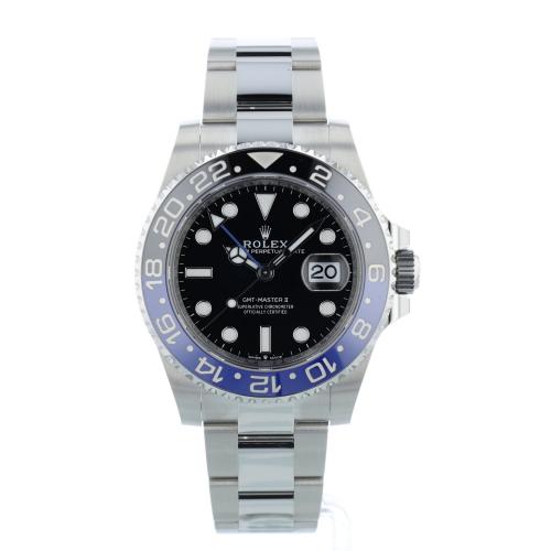 Gents Rolex GMT Master II 126710BLNR Steel case with Black dial