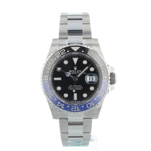 Gents Rolex GMT Master II 126710BLNR  case with Black dial