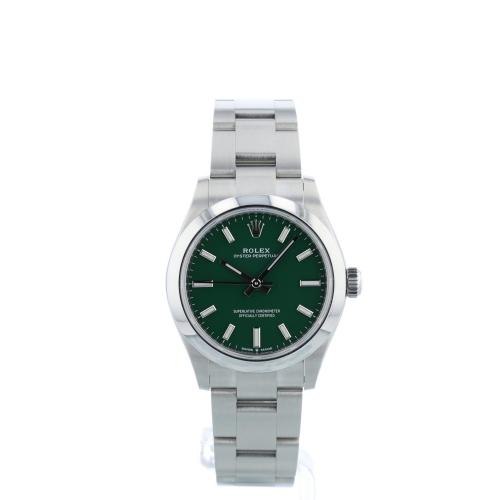 Ladies Rolex Oyster Perpetual 31 277200 Stainless Steel case with Green dial Ladies Rolex Oyster Perpetual 31 277200 Stainless Steel case with Green dial