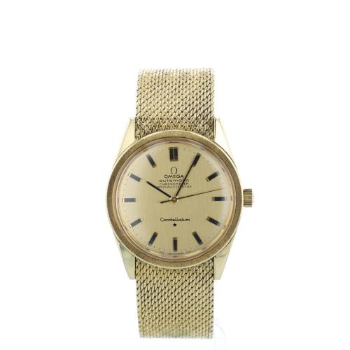 Gents Omega Constellation 23655436 18 CT case with Gilt dial Gents Omega Constellation 23655436 18 CT case with Gilt dial