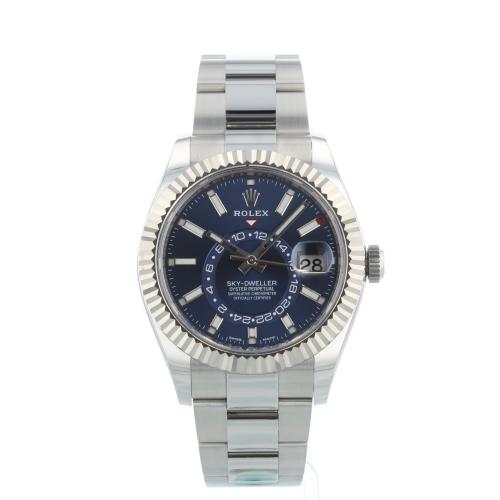Gents Rolex Sky Dweller 326934 Steel case with Blue dial