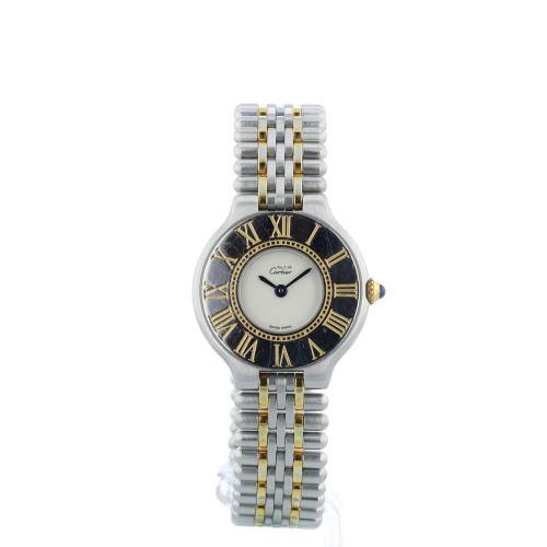 Ladies Cartier Must 21 1330 Gold Plated Stainless Steel case with Cream dial Ladies Cartier Must 21 1330 Gold Plated Stainless Steel case with Cream dial