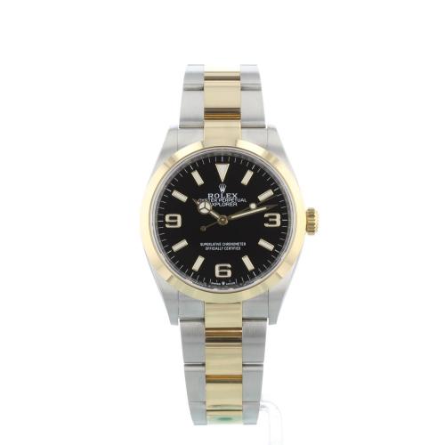 Gents Rolex Explorer 124273 18ct Yellow Gold Stainless Steel case with Black dial Gents Rolex Explorer 124273 18ct Yellow Gold Stainless Steel case with Black dial