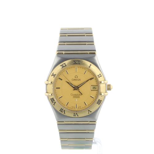Gents Omega Constellation 12521000 Yellow Gold   Stainless Steel case with Gilt dial