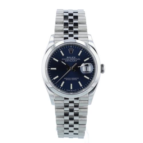 Gents Rolex DateJust 36 126200 Stainless Steel case with Blue dial Gents Rolex DateJust 36 126200 Stainless Steel case with Blue dial