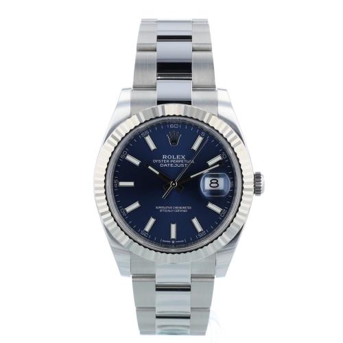 Gents Rolex Datejust 41 126334 Stainless Steel case with Blue dial Gents Rolex Datejust 41 126334 Stainless Steel case with Blue dial