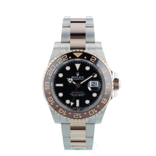 Gents Rolex GMT Master II 126711CHNR 18ct Rose Gold Stainless Steel case with Black dial Gents Rolex GMT Master II 126711CHNR 18ct Rose Gold Stainless Steel case with Black dial